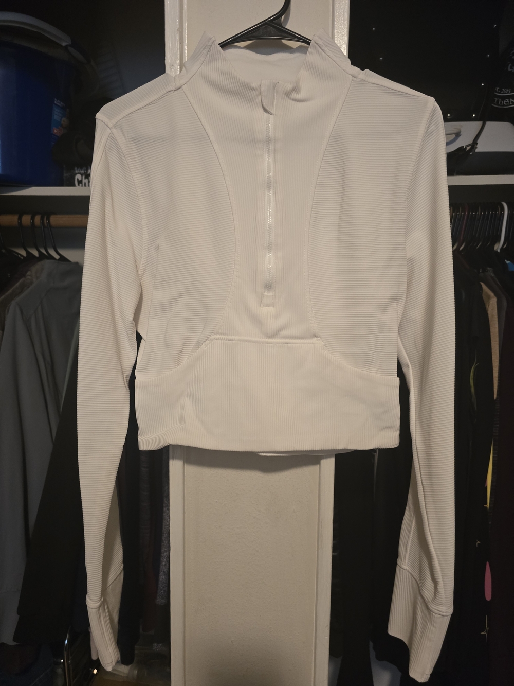 90° By Reflex Half-Zip Cropped Performance Top